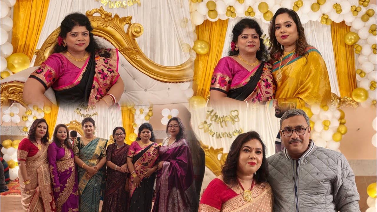 দেবলীনার বিবাহবার্ষিকীতে খুব আনন্দ হলো