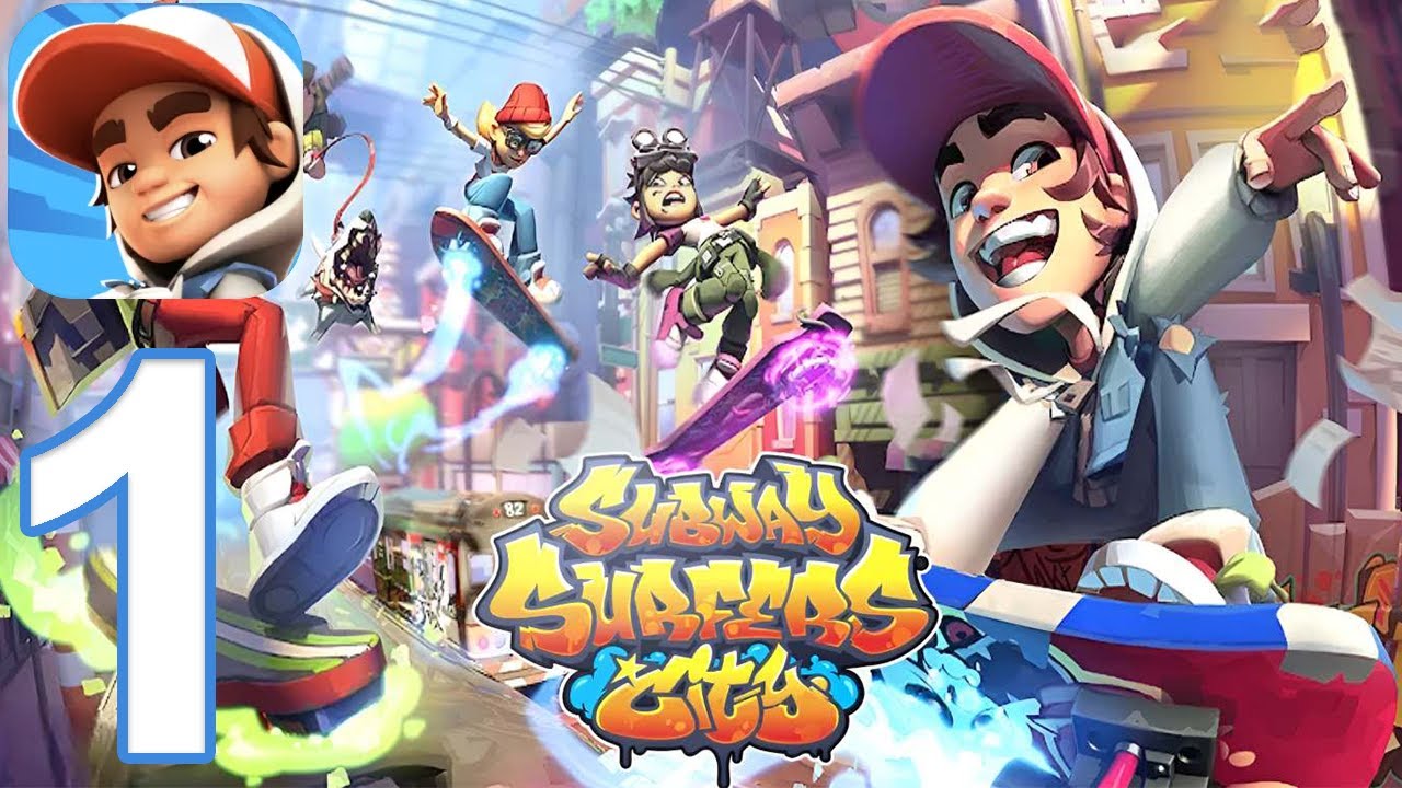 Subway Surfers City Gameplay Walkthrough Part 1 - Tutorial (Android, iOS)