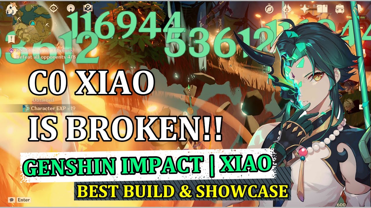 | 4K | BEST BUILD & SHOWCASE FOR XIAO - WEAPON | ARTIFACTS | TEAM SET UP | GENSHIN IMPACT