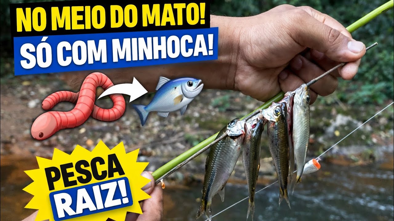 A pescaria mais simples que já fiz (e deu certo!)🪱🎣