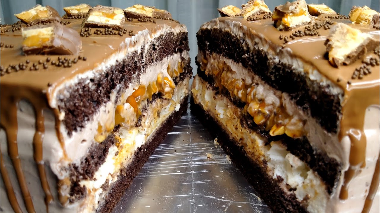 Торт Сникерс / Сникерс Пирожниси Оригинал рецепт💯/ Snikers tort /ТОРТ СНИКЕРС, который теет во рту!💣