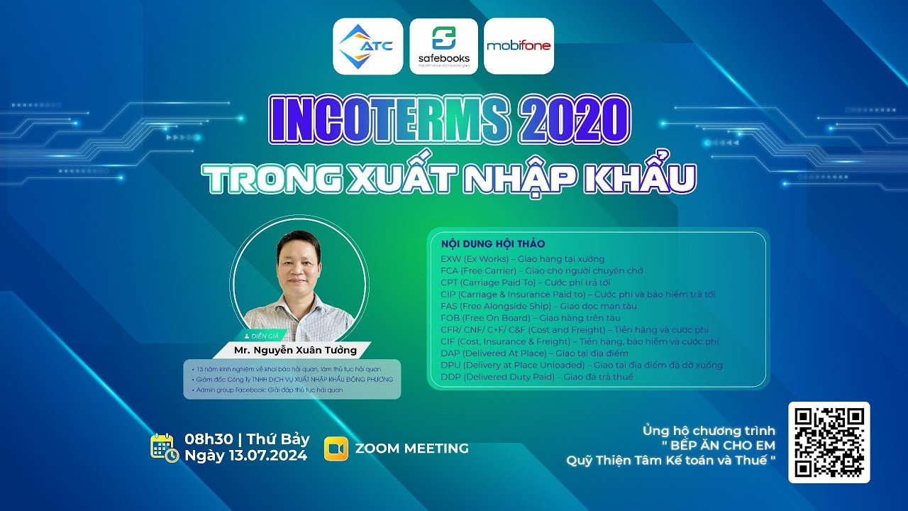 [Webinar] - INCOTERMS 2020 TRONG XUẤT NHẬP KHẨU