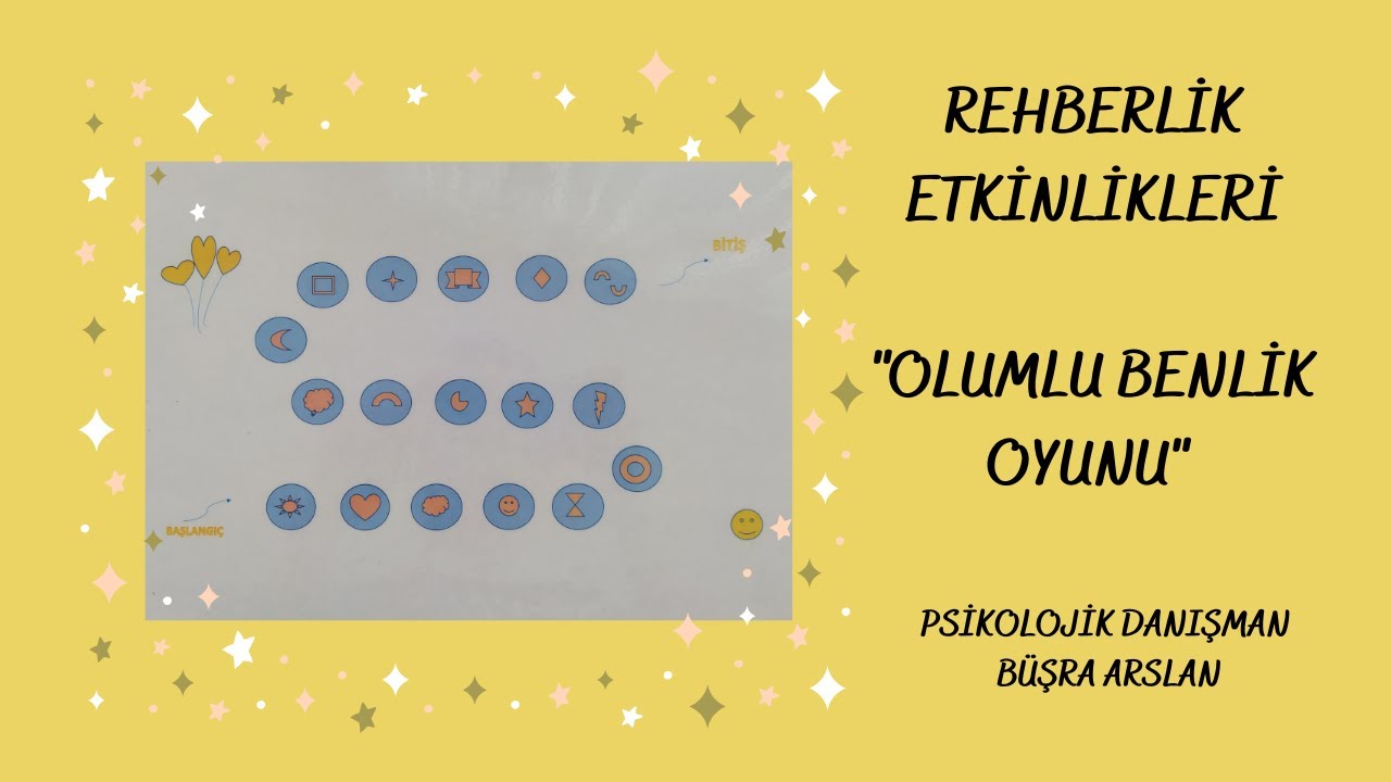 Büşra Arslan / Rehberlik Etkinlikleri / OLUMLU BENLİK OYUNU