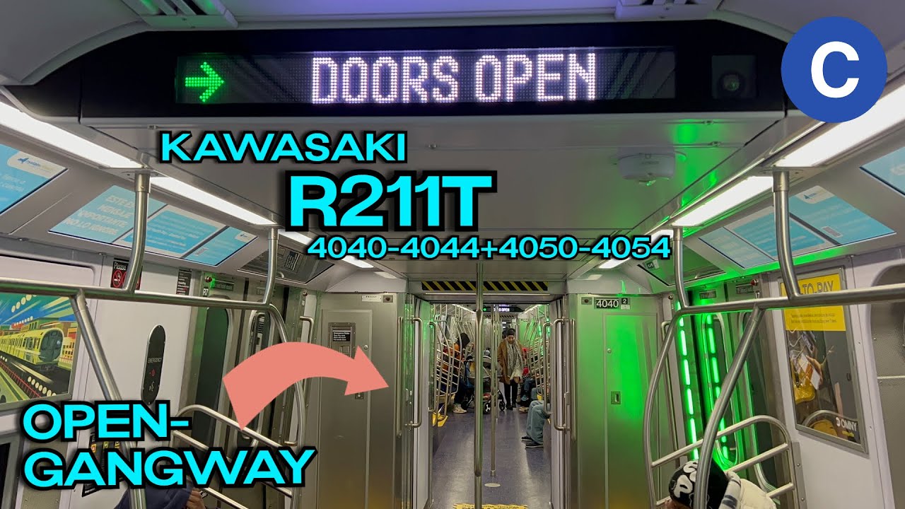 NYC Subway: The first open-gangway R211T enters service on the C line! Inaugural day action (2/1/24)