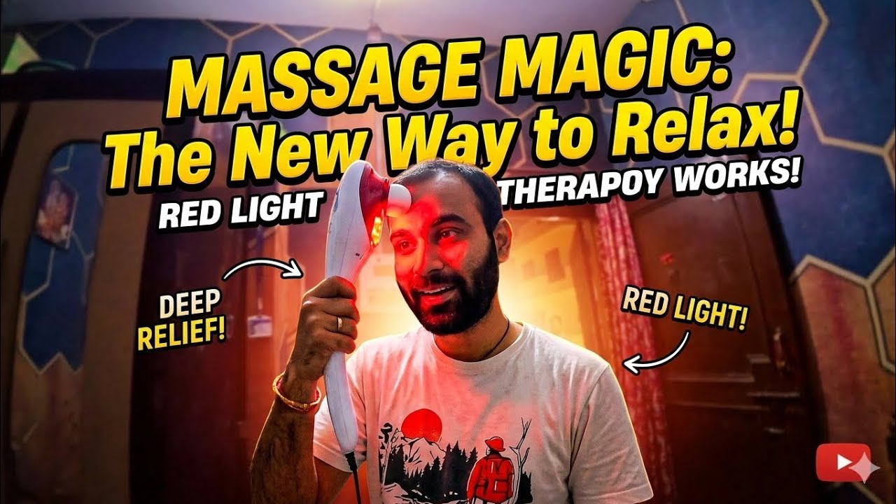 Problem-Solution: Sir Dard aur Stress se Chutkara? Red Light Therapy at Home!