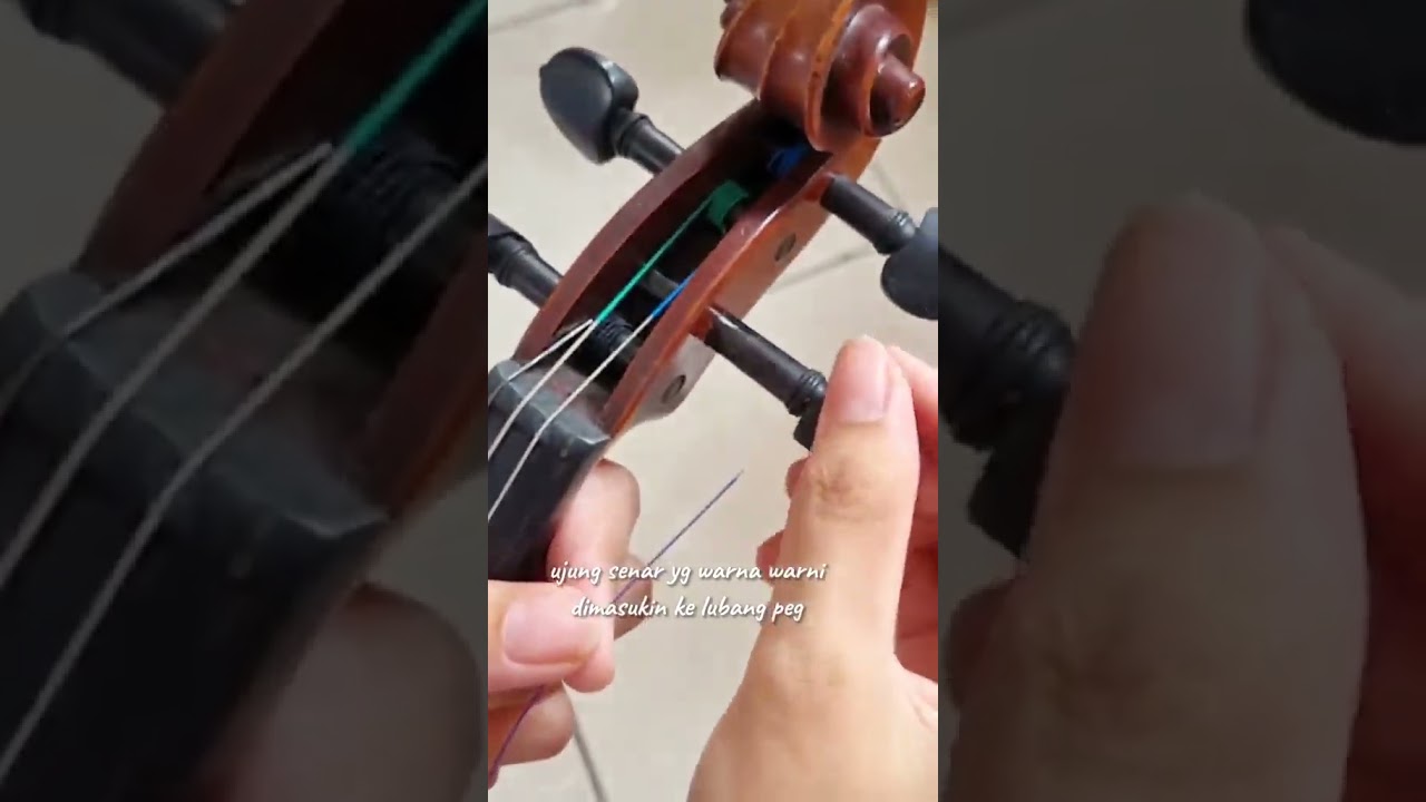 CARA MEMASANG SENAR BIOLA  #senarbiola #biola #violin