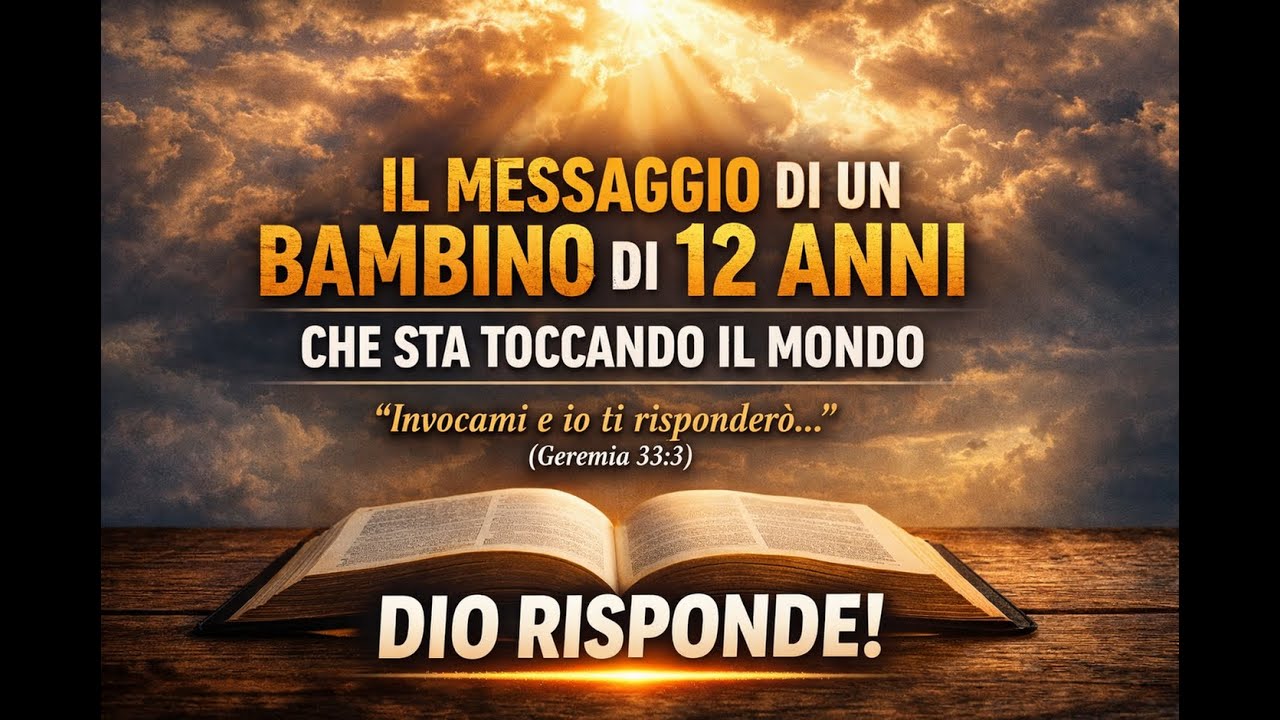 Invocami e Io Ti Risponderò (Geremia 33:3) - Un Messaggio per l’Italia