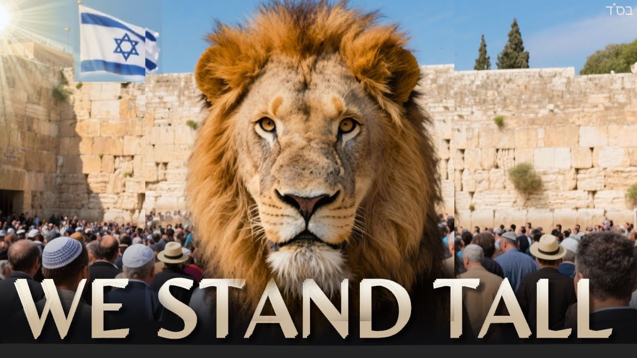 We Stand Tall 🎵 Israel Strong Song | Am Yisrael Chai Hallelujah Hebrew & English Music from Israel