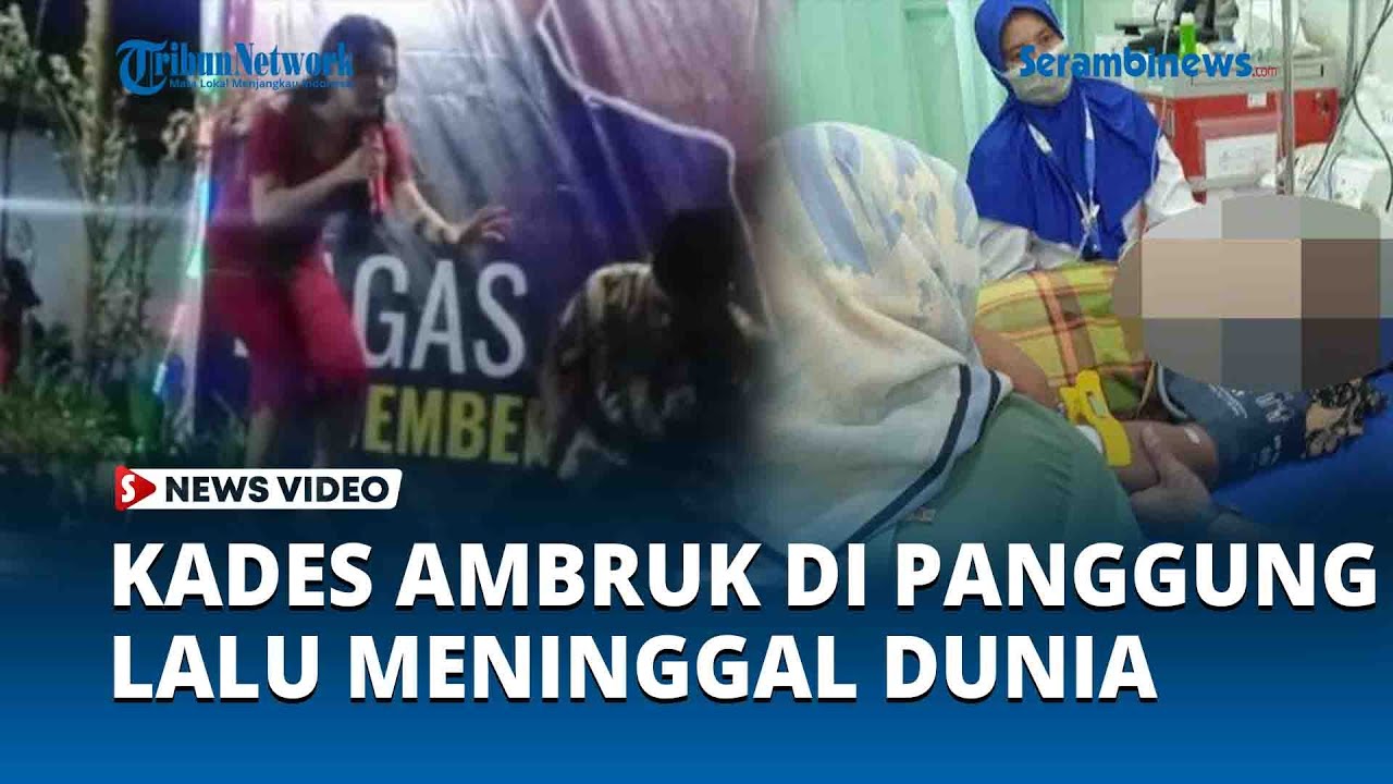 Saat akan Nyanyi Bareng Biduan, Kades Ambulu Jember Ambruk di Panggung Lalu Meninggal Dunia