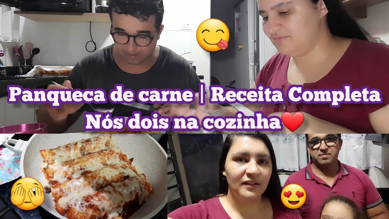 A melhor Panqueca de Carne do mundo😋 | Receita Completa ✅ | Nós dois na cozinha❤️
