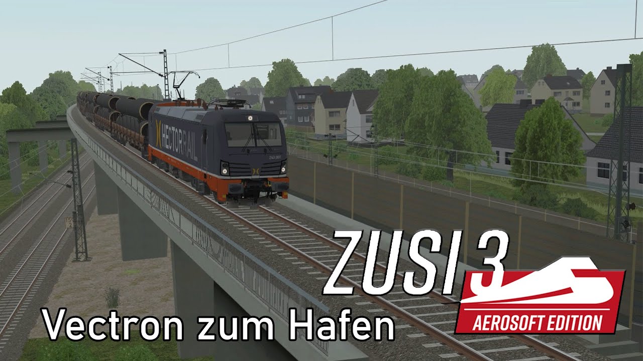 Mit der Siemens Vectron von Hectorrail in Richtung Hamburg Hafen / ZUSI 3