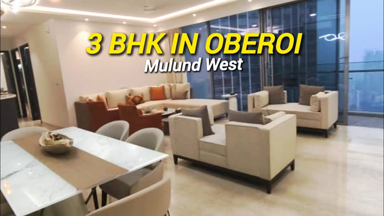 3BHK with Balcony in Mulund West | OBEROI ENIGMA | Fully Furnished flat for sale