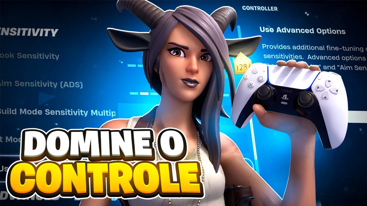 DICAS pra QUEM JOGA no CONTROLE/CONSOLE! MELHOR CONFIGURA&Ccedil;&Atilde;O de FORTNITE para CONTROLE!