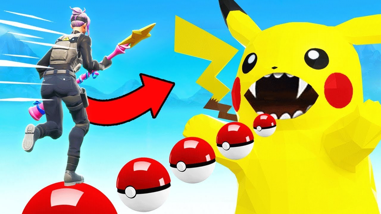 Can I SURVIVE a POKEMON themed Death Run? (Fortnite)