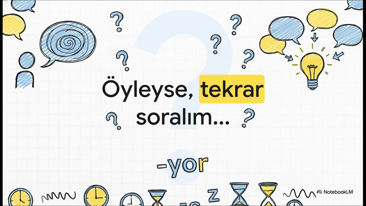 Türkçe' de Şimdiki Zaman / Turkish Present Continuous