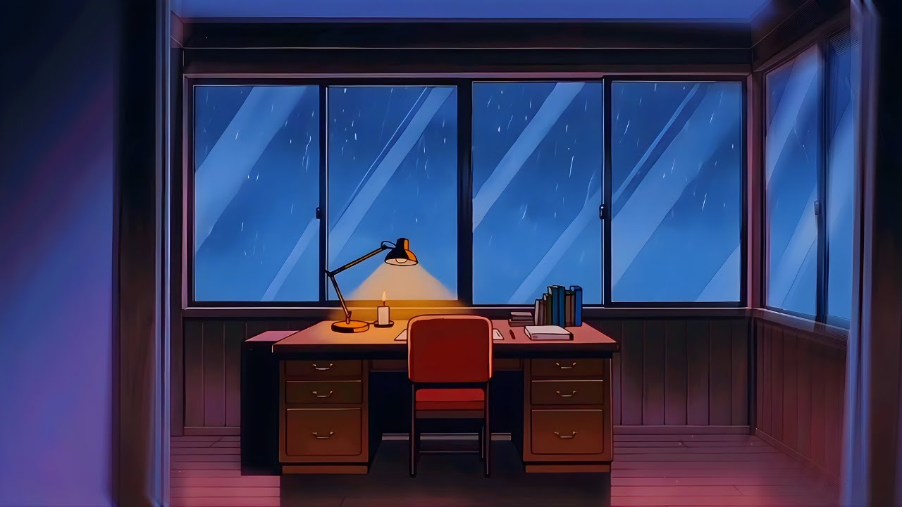 Rainy Night Study Lofi 🌧️ | Chill Study Music & Soft Rain Ambience for Focus and Relaxing
