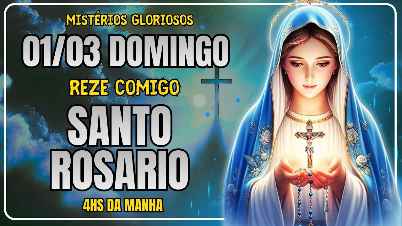 🙏 MOMENTO DE ORAÇÃO — DOMINGO, MISTÉRIOS GOZOSOS — 01/03/2026 🙏