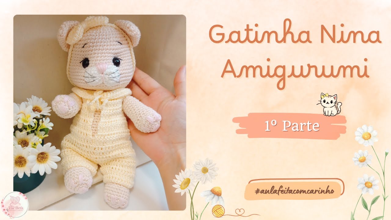 Gatinha Nina - Amigurumi - 1º Parte