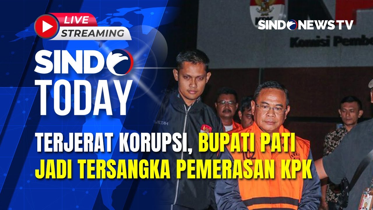 🔴LIVE  Terjerat Korupsi, Bupati Pati Jadi Tersangka Pemerasan KPK  | Sindo Today | 21/01