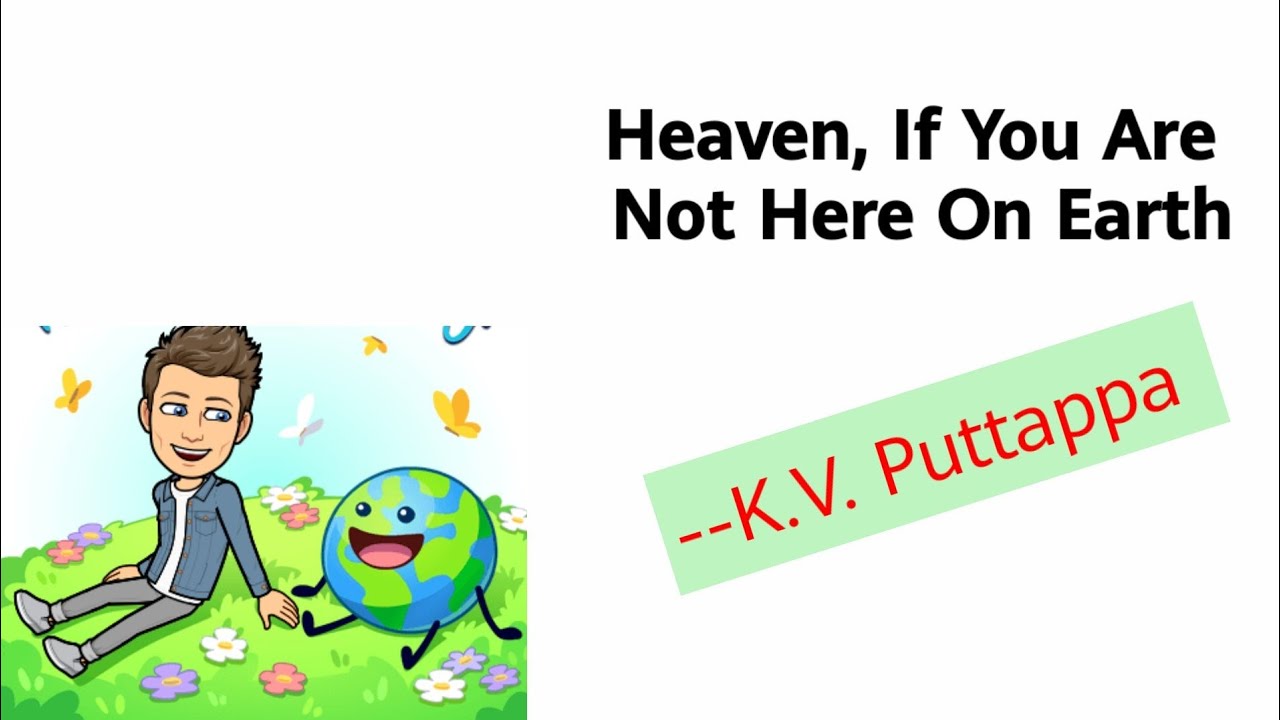 Heaven If you are not here on earth Line by Line Poem Explanation