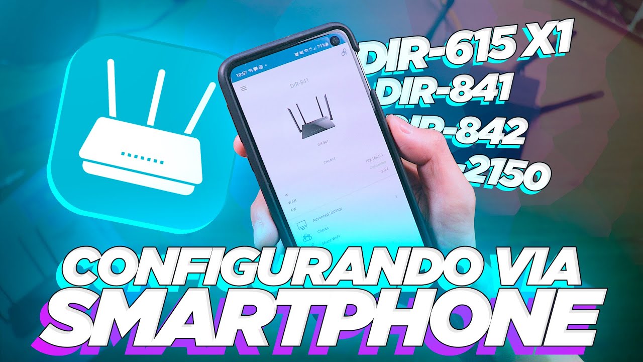 Como CONFIGURAR o seu roteador via SMARTPHONE! DIR-615 X1, DIR-841, DIR-842 e DIR-2150