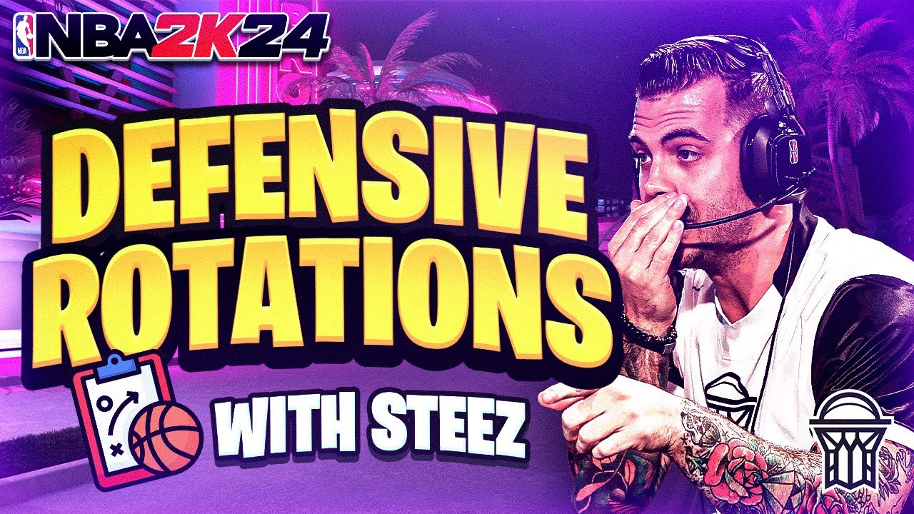 NBA 2K24 : How to Run Team Defensive Rotations [BEST REC AND PRO-AM TEAM DEFENSE]