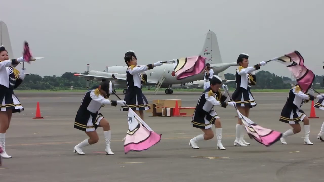 下総マリンブルー　下総航空基地カラーガード隊　2009年撮影