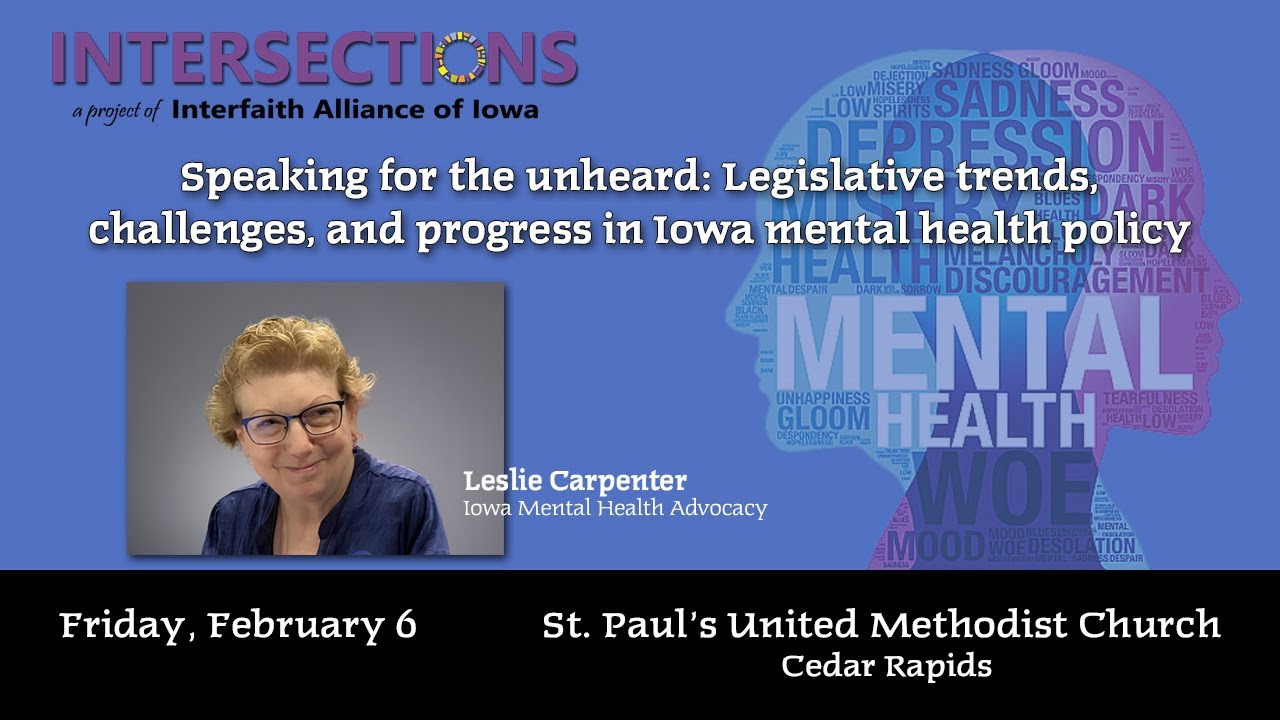 Intersections | Legislative trends, challenges, and progress in Iowa mental health policy