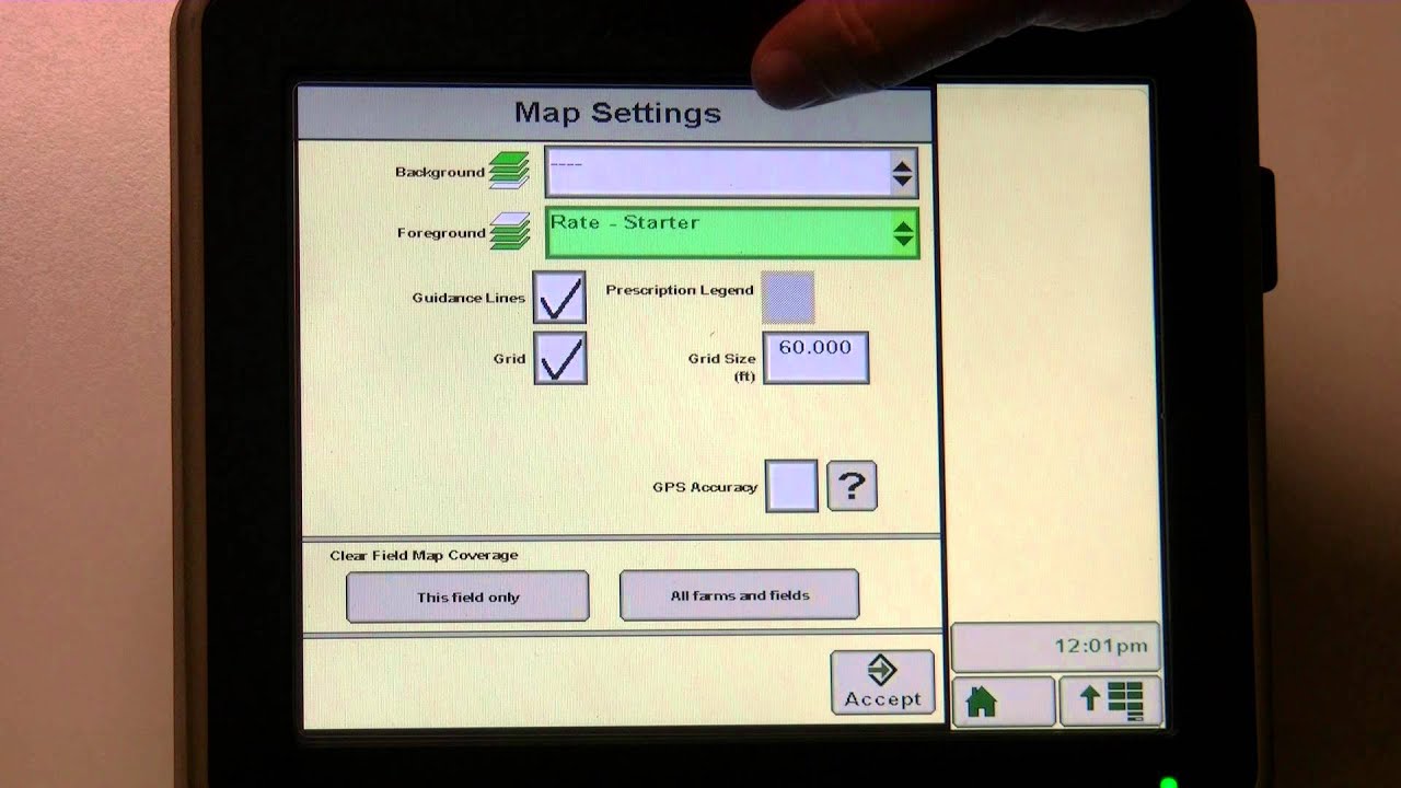 John Deere Greenstar Display Mapping Tab Review