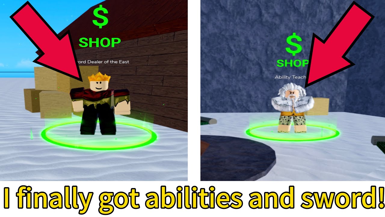 【Blox Fruits】I FINALLY GOT THE ABILITIES AND SWORD!!!