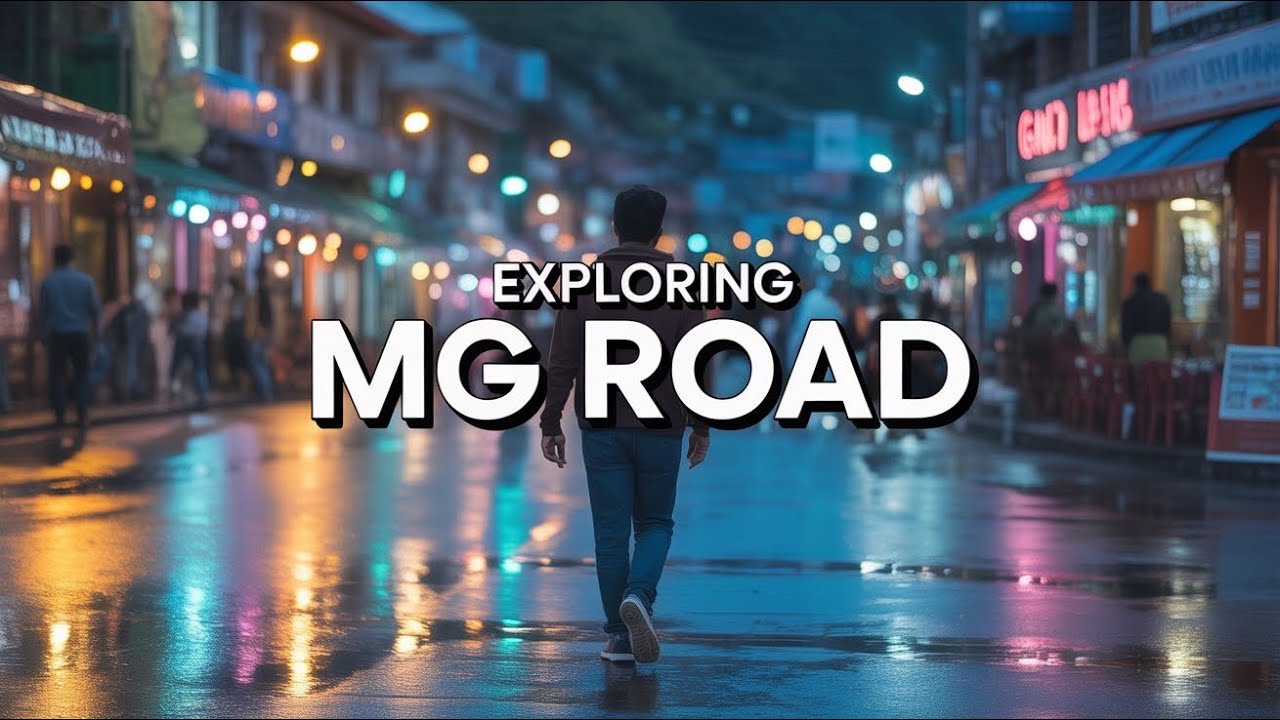 Exploring India’s Cleanest Street MG Marg Gangtok.🇮🇳