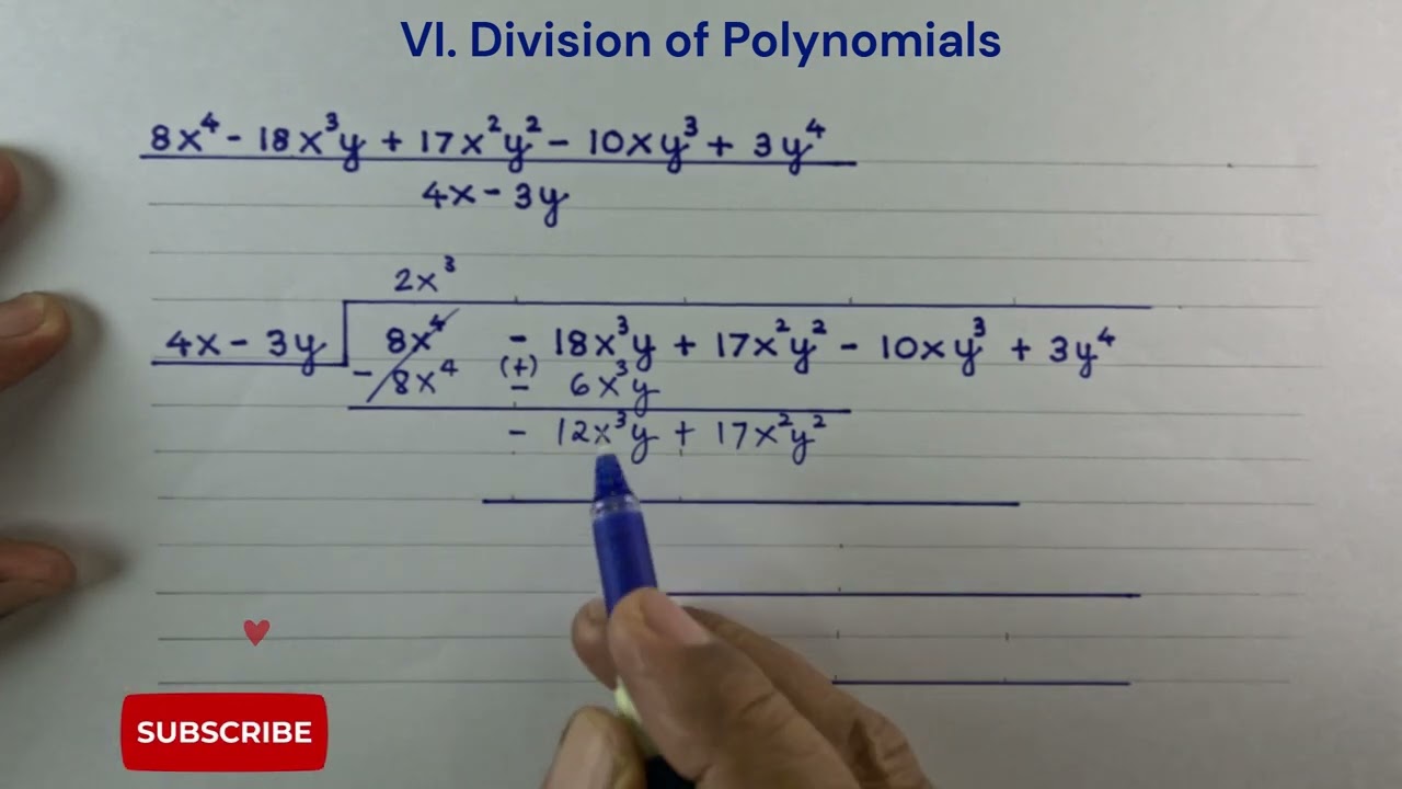 VI-8. Division of Polynomials