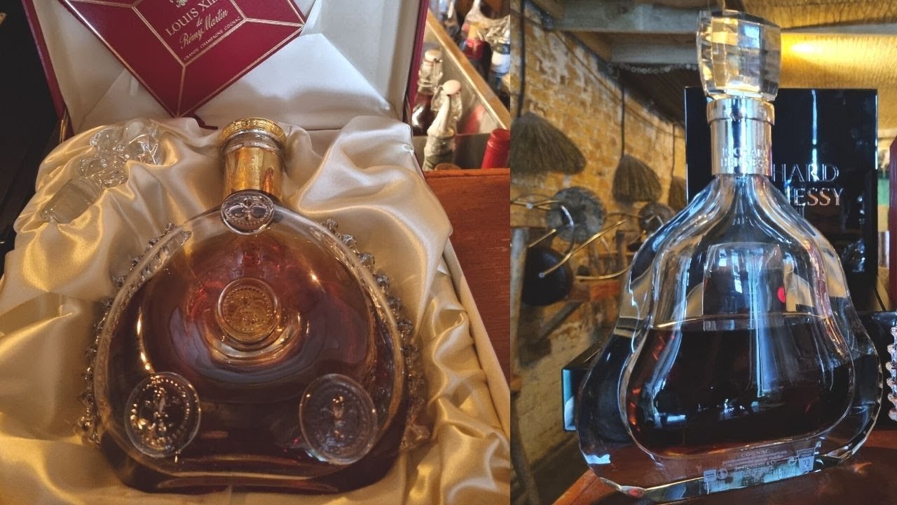 Сравнение Richard Hennessy и Remy Martin Louis XIII (выпуск 1987 года) — рядом.