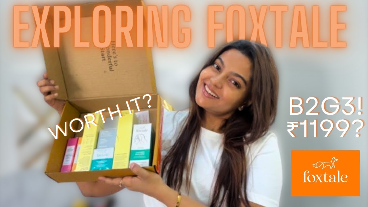 Get Glowing Glass Skin|*Honest* Foxtale Product Review #foxtale