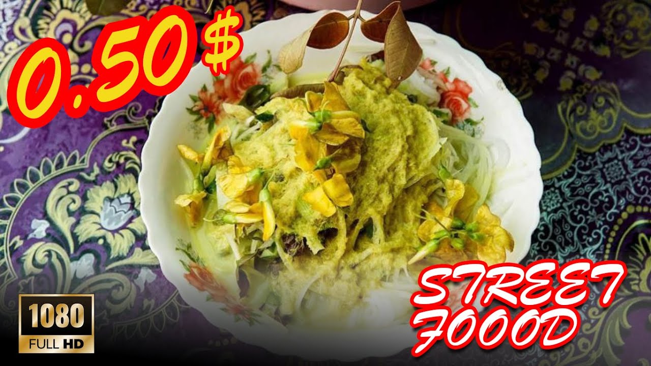 LIVING on $0.50 BREAKFAST MEALS IN CAMBODIA