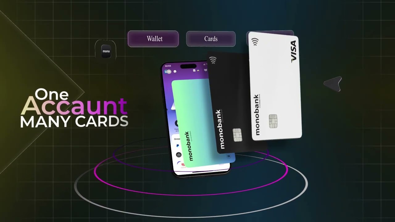 Monobank &ndash; 2D/3D Fintech SaaS Animation Concept (Unofficial)