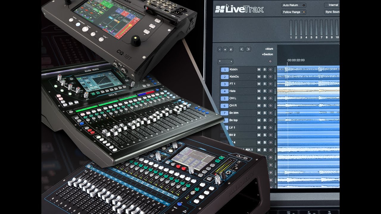 Using Harrison LiveTrax with Qu/SQ/CQ