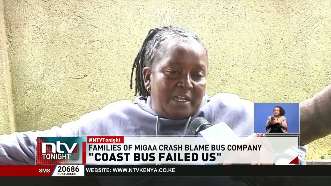 Families of the Migaa accident victims blame the Coast Bus for death of 14