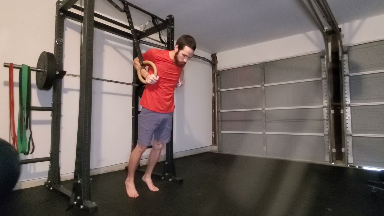 How To Train Your Biceps With Calisthenics Pelican Curl Ring Workout For Biceps #shorts