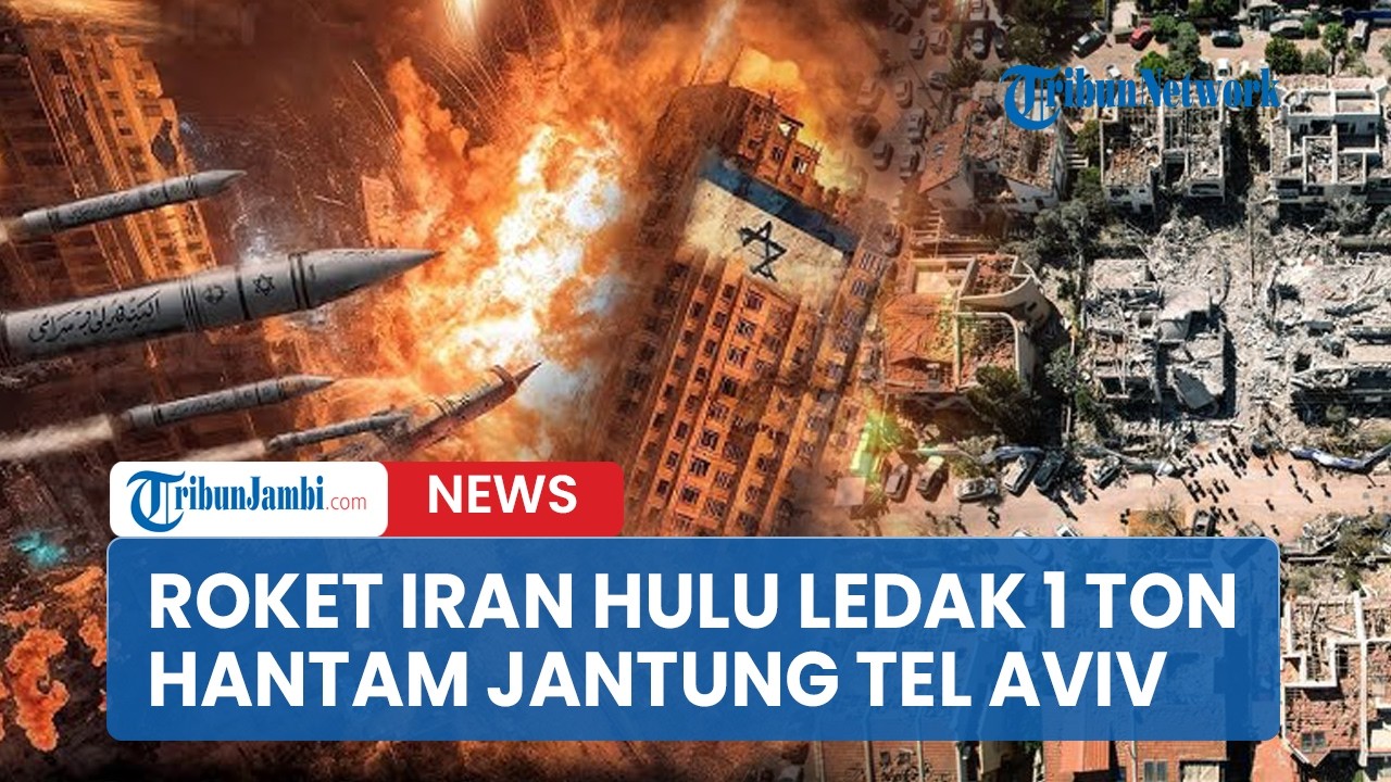 IRGC Berhasil Luncurkan Hulu Ledak 1 Ton ke Jantung Tel Aviv, Israel Rata Tanah