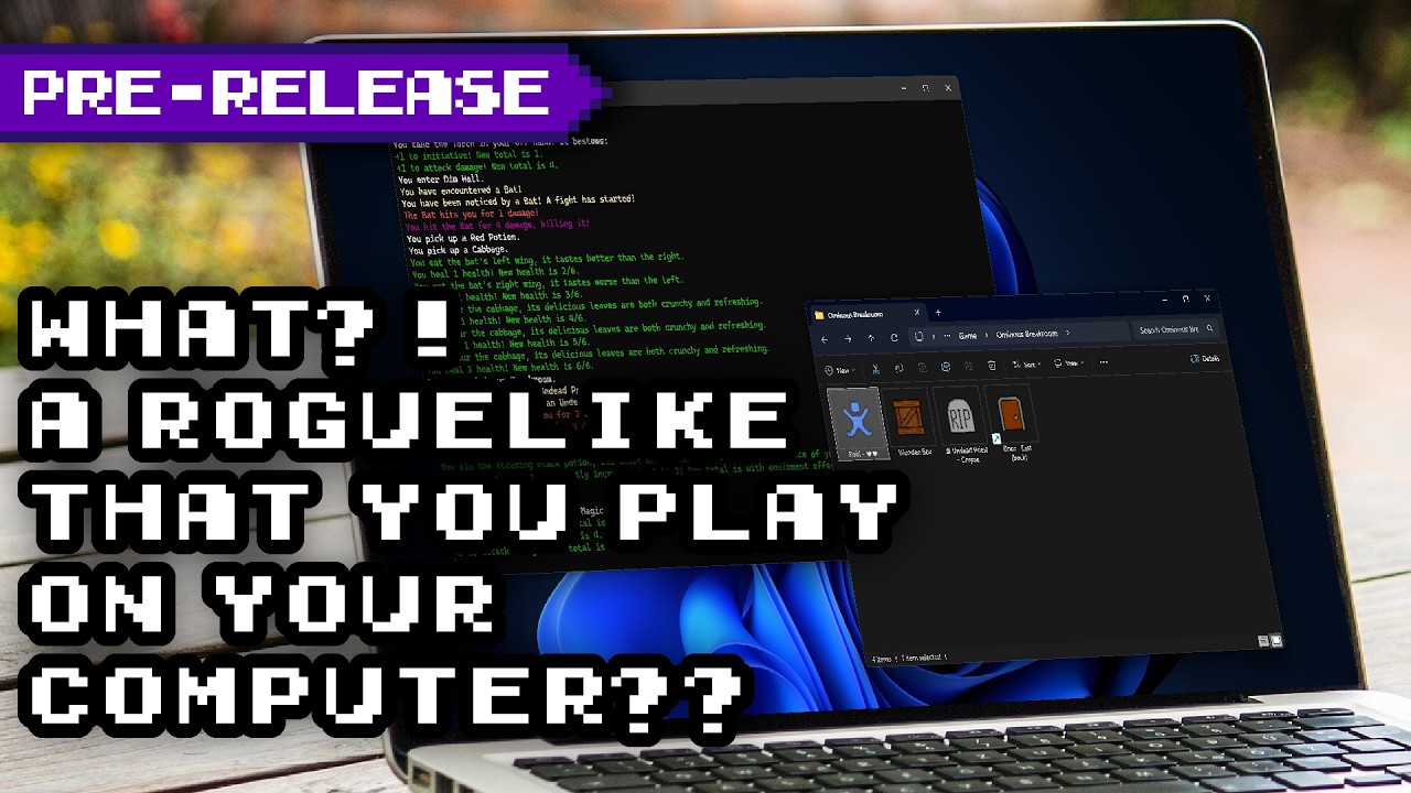 Who needs a game when you have files to play with - Let's playtest Directory Dungeon