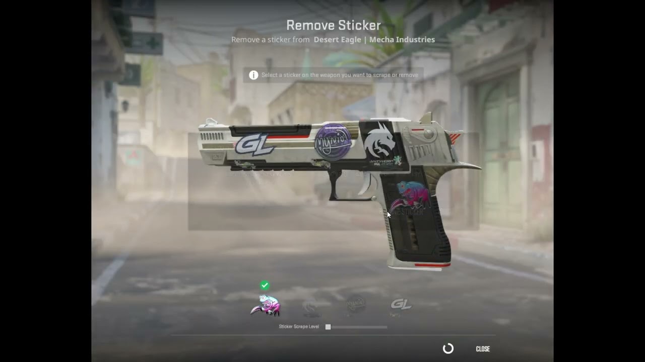 Doppler Poison Frog (Foil) Sticker Removal #72