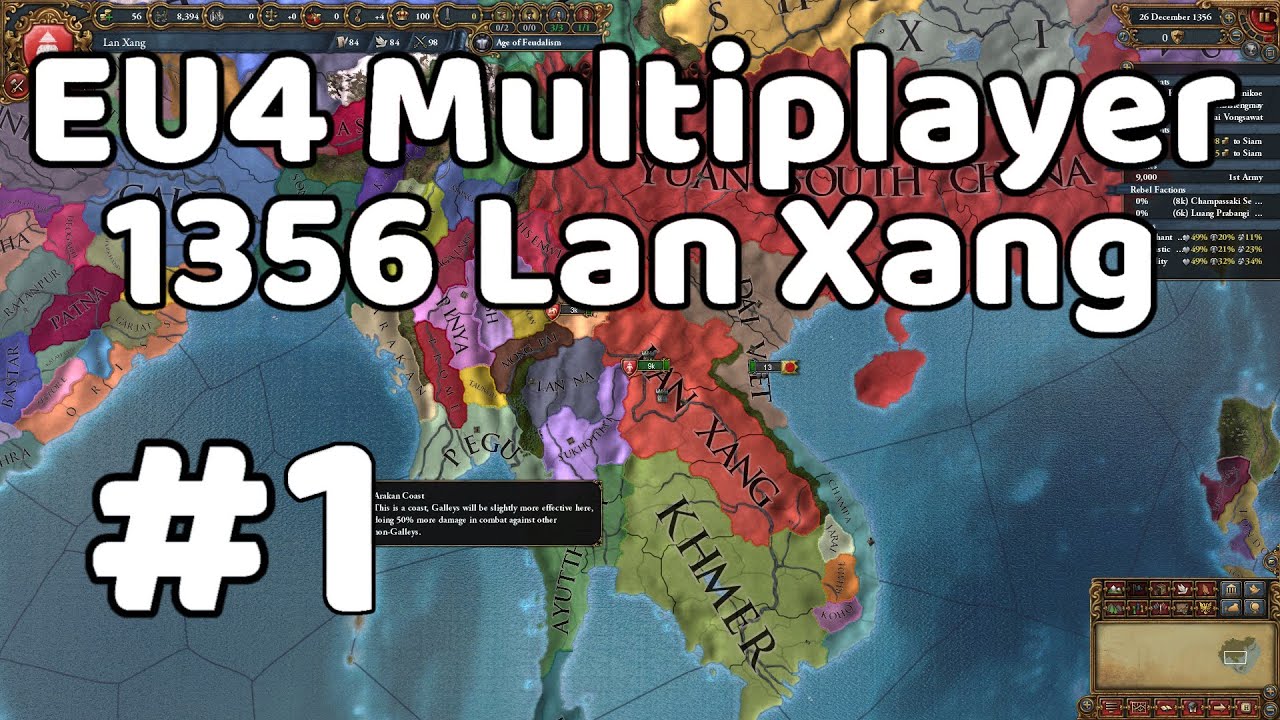 EU4 Multiplayer 1356 Mod as Lan Xang #1
