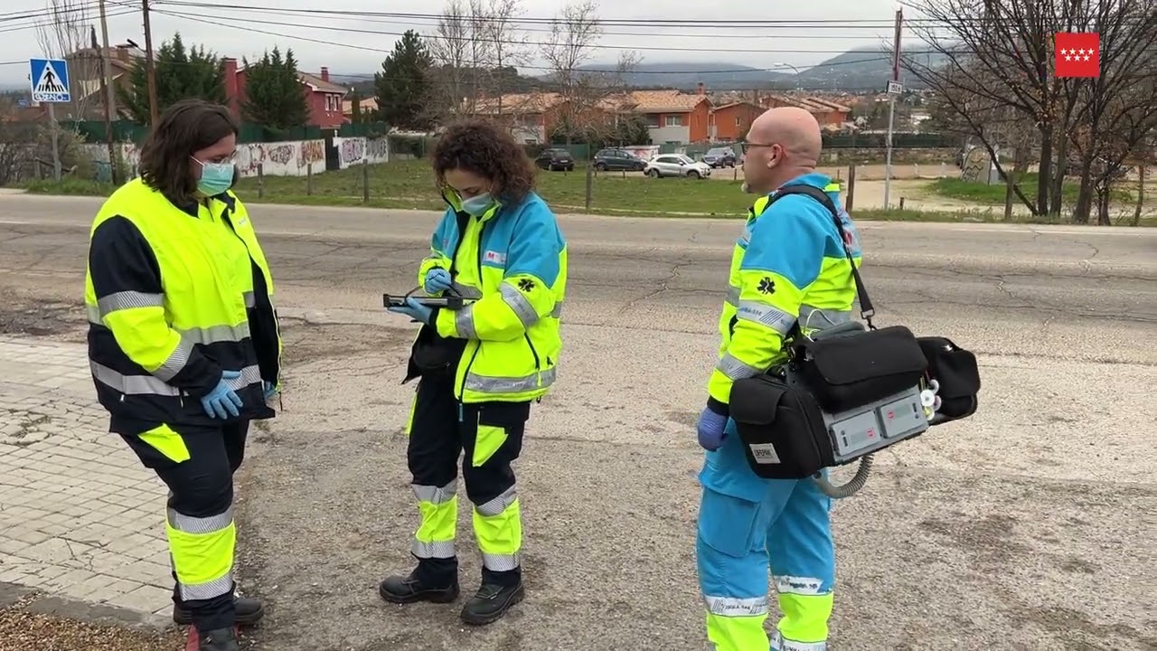 Accidente de tráfico en Alpedrete con una persona potencialmente grave trasladada.