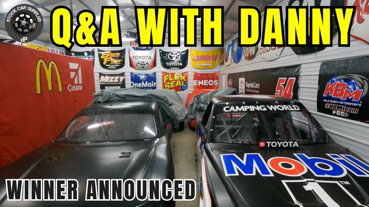 YOUR NASCAR QUESTIONS ANSWERED! WINNER ANNOUNCED!