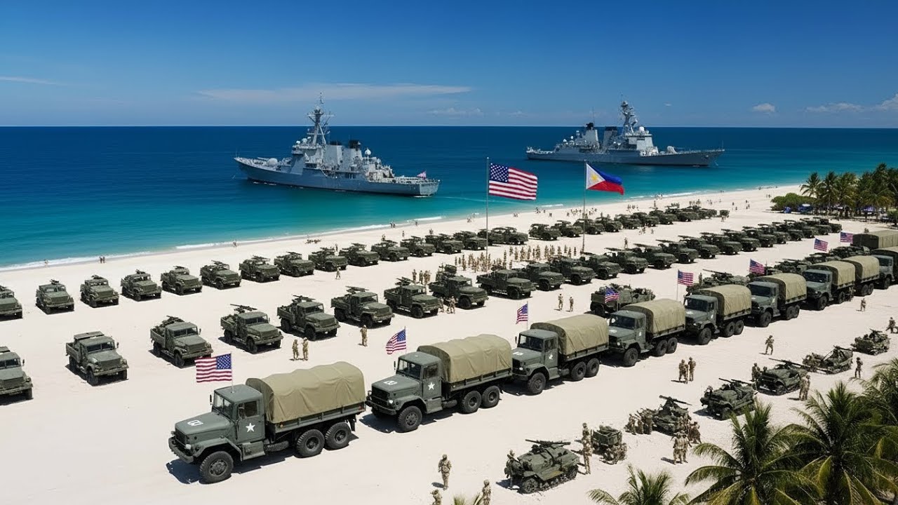 Philippines Surprised as U.S. Marines Offload Military Vehicles at Casiguran Bay