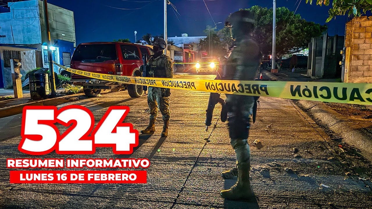🔴 #envivo DÍA 524: RESUMEN INFORMATIVO LUNES 16 DE FEBRERO
