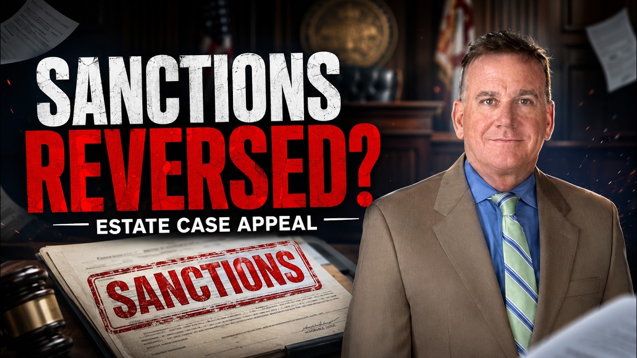 ⚖️ Pro Se Appeals Sanctions in Estate Case | Klein v Trusty 3DCA