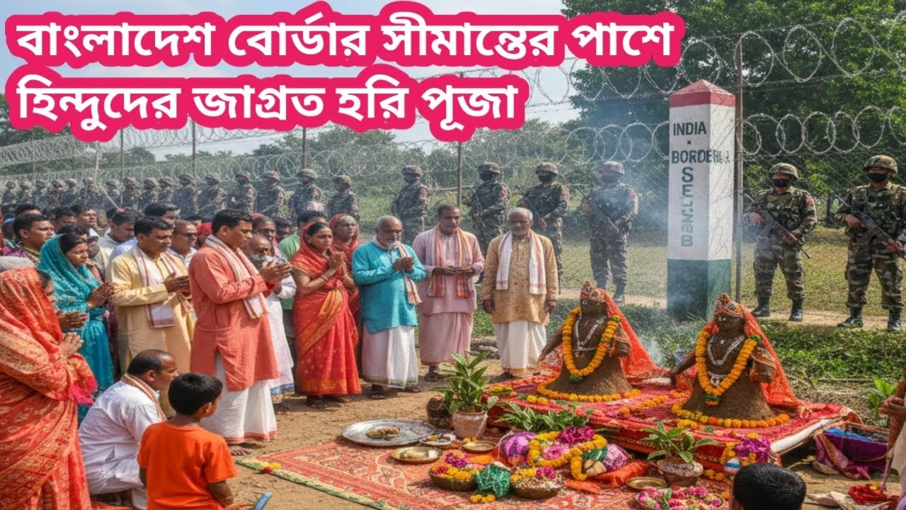 বাংলাদেশ বর্ডার সীমান্তের পাশেই, হিন্দুদের জাগ্রত মন্দির, কয়েক হাজার প্রতিমাকে দেখতে পেলাম,,