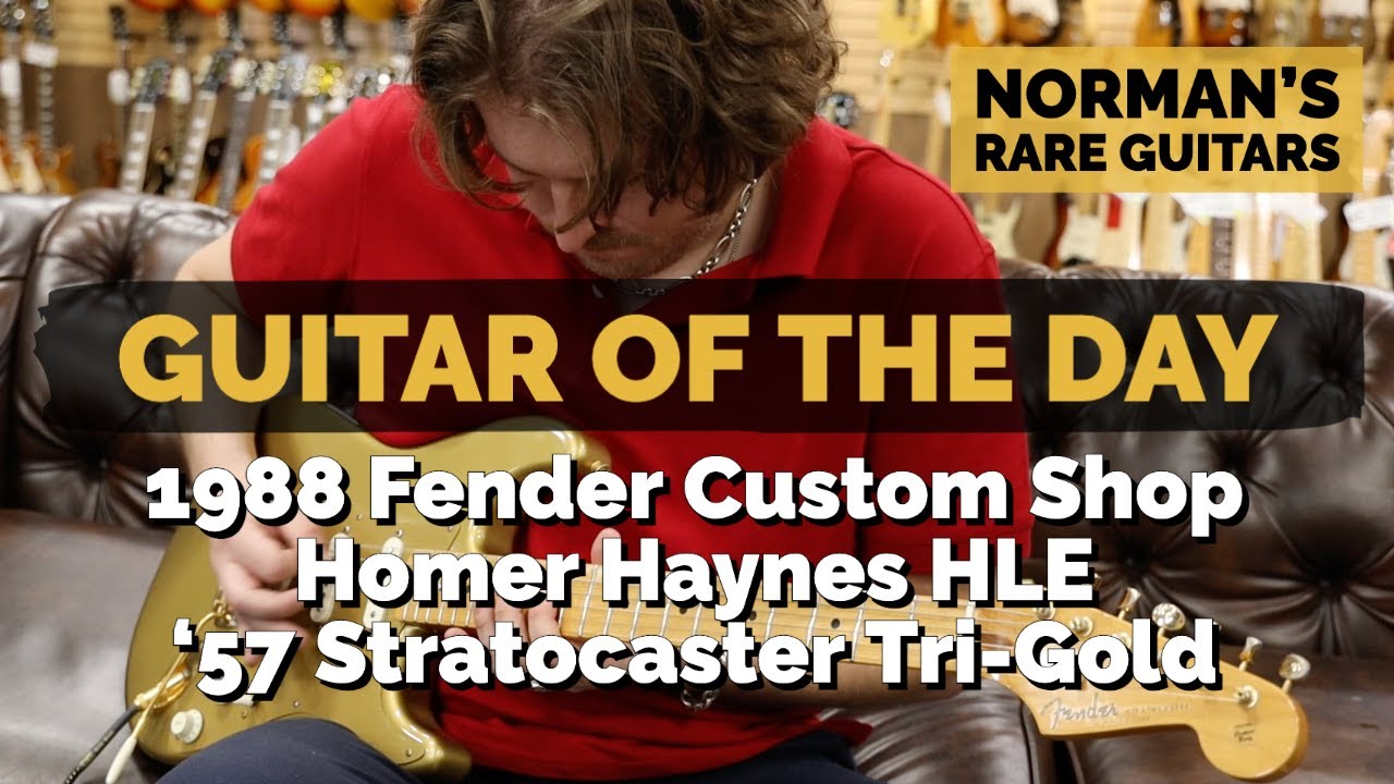 Guitar of the Day: 1988 Fender Custom Shop Homer Haynes HLE '57 Stratocaster | Norman's Rare Guitars